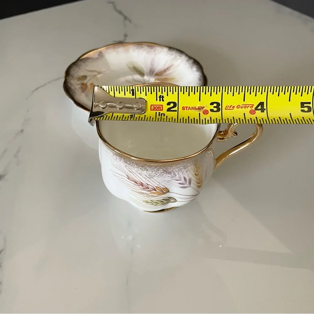Golden Wheat Cup & Saucer by Royal Albert